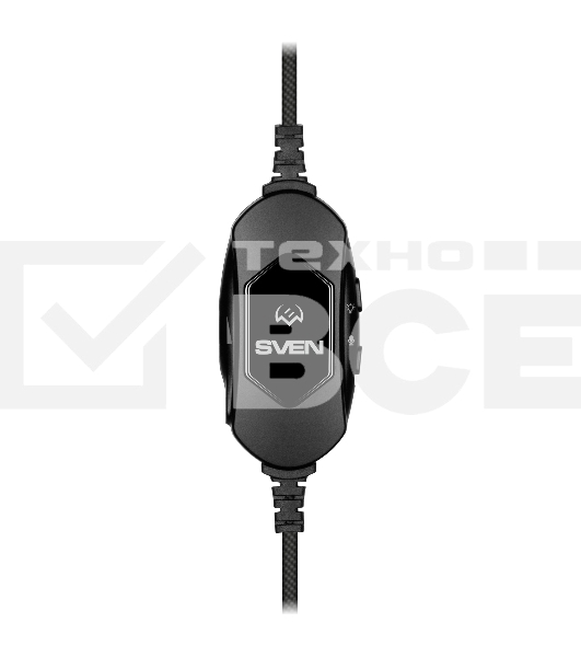 Наушники с микрофоном Sven AP-U1100MV черный 2.2м мониторные оголовье