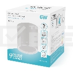 Светильник Gauss Overhead накл цил 6W 420lm 4100K 170-240V IP20 68x75мм белый с расс LED, фото9