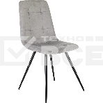 Стул для дома Бюрократ CH-K1_4 комплект 4шт св.серый Holland 09 металл черный на ножках, фото12