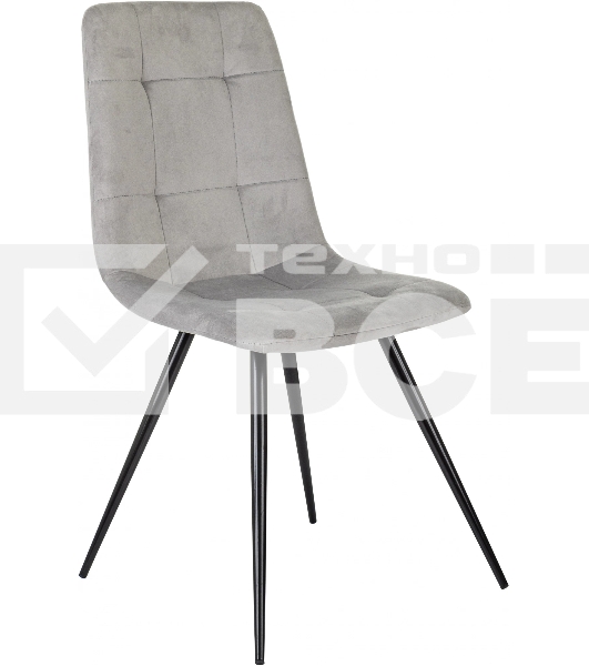 Стул для дома Бюрократ CH-K1_4 комплект 4шт св.серый Holland 09 металл черный на ножках