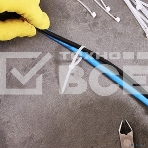 Хомут-стяжка кабельная нейлоновая Rexant 100x3,6 мм, белая, упаковка 100 шт., фото3