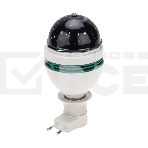 Диско-лампа Neon-night светодиодная E27 с переходником в розетку, проекция звезды, 230В, фото 1