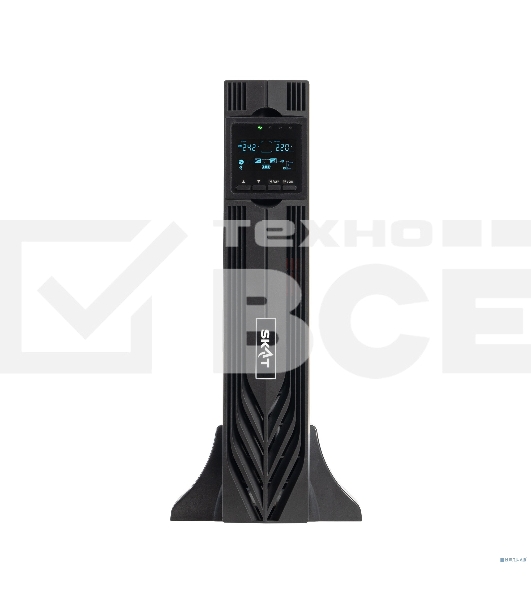 Источник бесперебойного питания Бастион SKAT-UPS 3000-RACK-ON P3, 3000 Вт, On-Line, синус, внешн. АКБ 72В, 2хSchuko+1xC19 (8774)