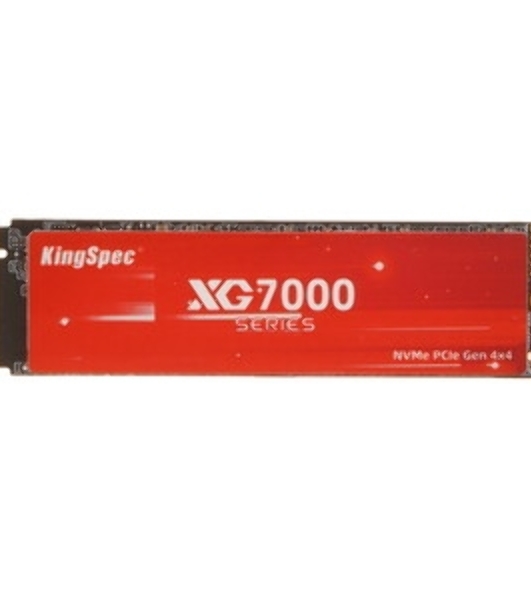 Накопитель SSD KingSpec XG7000, 1Tb, PCIe 4.0 x4, M.2 2280, NVMe, R/W 7400/6600