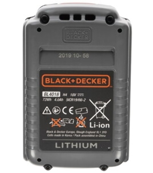 Аккумулятор для Black & Decker CD, KS, PS (BL4018-XJ) 18V 4Ah (Li-ion)