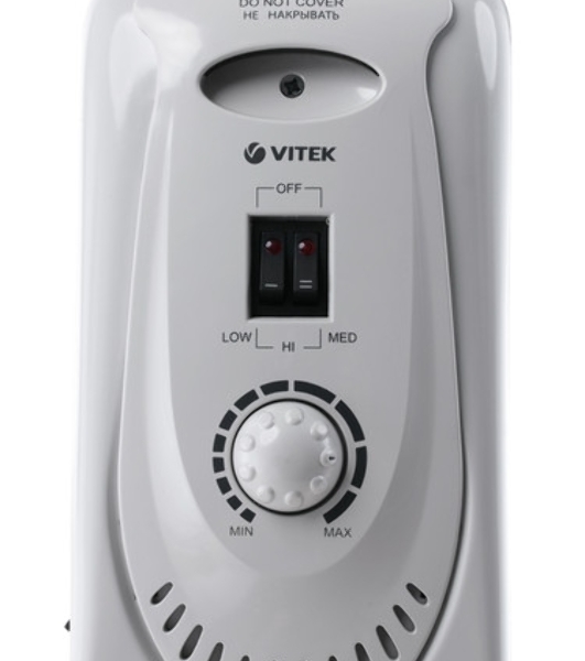 Масляный радиатор Vitek VT-1704 W белый