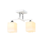 Светильник Ambrella light TR303111/2 WH/CH/FR белый/хром/белый матовый E27/2 max 40W 360*190*290, фото 1