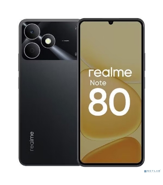 Смартфон Realme Note 80 RMX5388 4Gb, 128Gb, черный