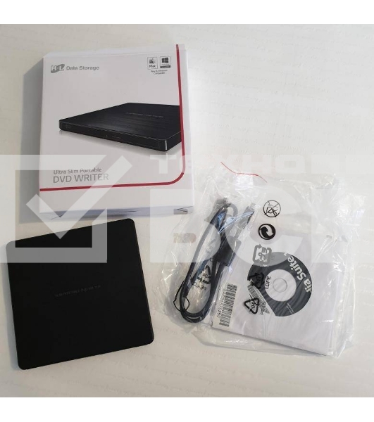 Оптический привод внешний DVD-RW LG GP60NB60 черный USB ultra slim RTL