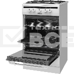 Плита газовая Hansa FCGW51001 белый, конфорок 4 шт, духовка 56 л, 50 см x 85 см x 60 см, фото2