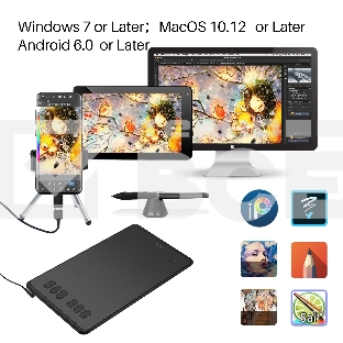 Графический планшет Huion INSPIROY H640P