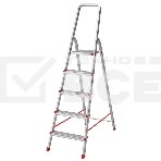 Стремянка алюминиевая 4 ступеньки Rexant, фото 1