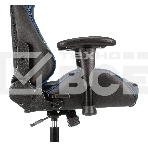 Кресло игровое Бюрократ VIKING 4 AERO BLUE черный/синий, искусст.кожа/ткань, две подушки, фото22