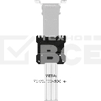 Потолочный кронштейн ONKRON CR1S для телевизора 10”- 40