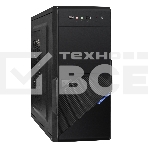 Компьютерный корпус Exegate EX284022RUS Minitower BA-201 Black, mATX, <без БП>, 2*USB, Audio, фото 1