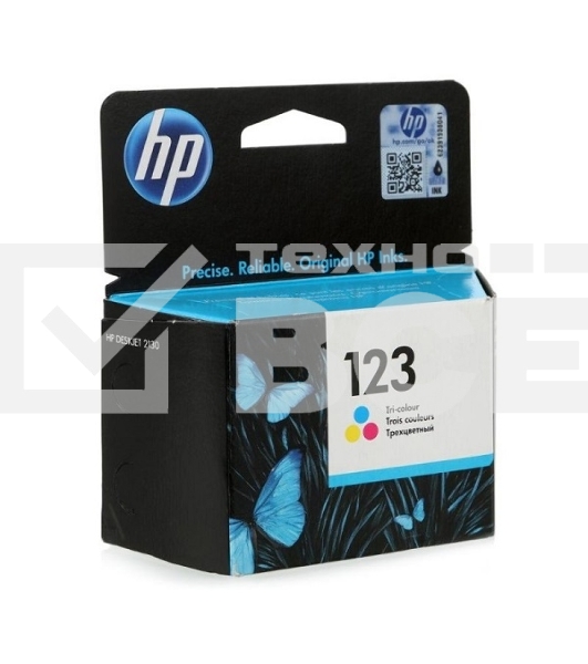Картридж струйный HP 123 F6V16AE многоцветный, 100 стр., для HP DJ 2130