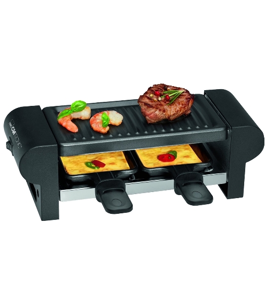 Гриль-раклетница Clatronic RG-3592 schwarz 2 Pfännch, 350Вт.