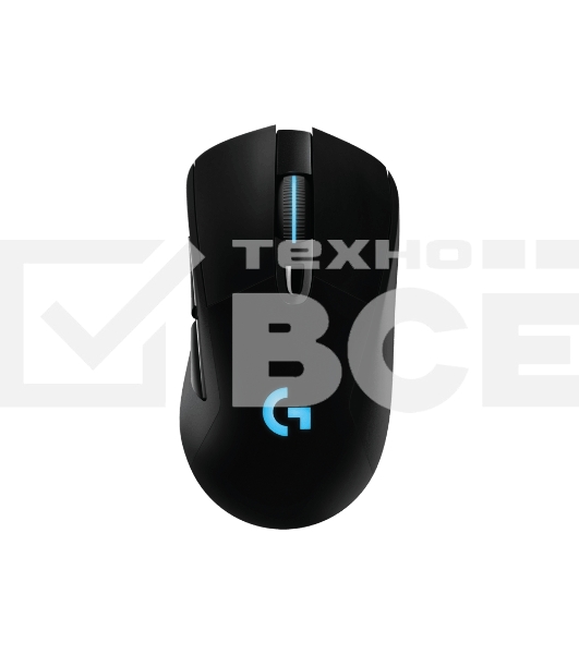 Мышь беспроводная Logitech Gaming Mouse G703 черный, 25600 dpi, радиоканал, USB, кнопки - 6