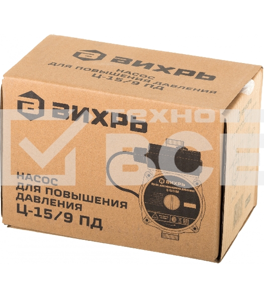 Насос для повышения давления Ц-15/9 ПД Вихрь 68/7/13