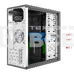 Компьютерный корпус с блоком питания 450Вт. Case Forza mATX case, black, w/PSU 450W 12cm, w/2xUSB2.0, w/2xUSB3.0, w/1xType-C (USB2.0), w/pwr cord, w/o FAN, фото 1