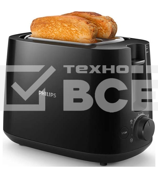 Тостер Philips HD2581/90 черный