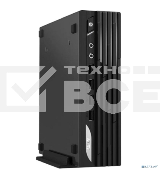 Неттоп MSI PRO DP21 13M-607RU black (Pen G7400/4Gb/128Gb SSD/noDVD/VGA int/GbitEth/WiFi/BT/W11Pro) (9S6-B0A421-666)