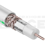 Кабель коаксиальный PROconnect SAT 703 B, Cu/Al/Cu, 64%, 75 Ом, бухта 100 м, белый, фото4
