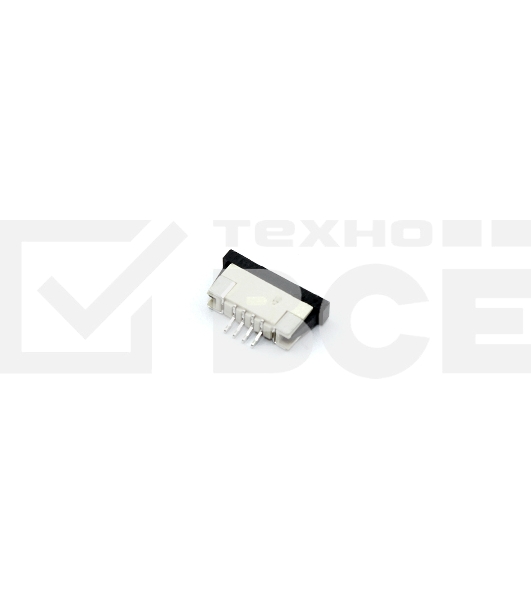 Разъем FPC  Half Coverage Bottom Contact 1.0K-BX-4PWB 4 pin высота 2мм шаг 1мм