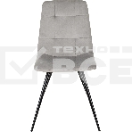 Стул для дома Бюрократ CH-K1_4 комплект 4шт св.серый Holland 09 металл черный на ножках, фото11