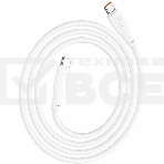 Кабель USB2.0 Hoco Type-C/Type-C, 5А, 240Вт, X93, 1м, белый, коробка, фото4