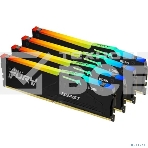 Оперативная память Kingston Fury Beast, DDR5, 64Gb (4x16GB), 5200MHz, CL40, DIMM, с радиаторами, RGB, черный, фото5