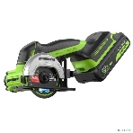 Угловая шлифовальная машина аккумуляторная GreenWorks GD24UCS, 24V, б/щет, 20000 об/мин,76 мм, рез 18 мм,1х2Ач,ЗУ,кор 3402007CUA, фото 1