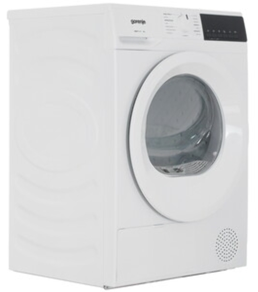 Сушильная машина Gorenje DHNE82/C белый, 8 кг, сушка - тепловой насос, программ - 15, 59.5 x 84.5 x 58 см