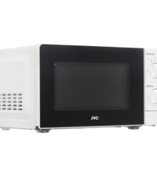 Микроволновая печь JVC JK-MW123M белый, 20 л, 700 Вт, переключатели - поворотный механизм