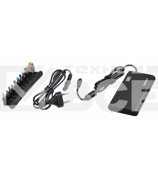 Блок питания Ippon SD90U автоматический 90W 15V-19.5V 10-connectors 1xUSB 2.1A от бытовой электросети LСD индикатор