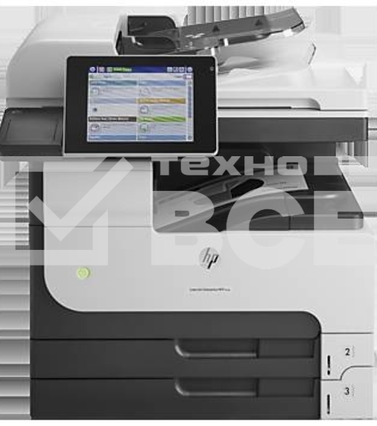 МФУ лазерный HP LaserJet Enterprise MFP M725dn (CF066A), A3, ч/б, печ. до 41 стр/мин., скан. до 50 стр/мин., 1200 x 1200 dpi (печать) 600x600dpi (скан.), USB, RJ-45, Air Print