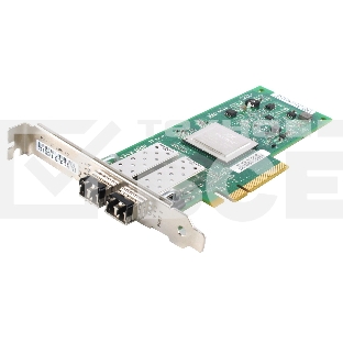 Контроллер Qlogic QLE2562-CK 8Gb 2-port FC HBA x8 PCIe LC multi-mode optic