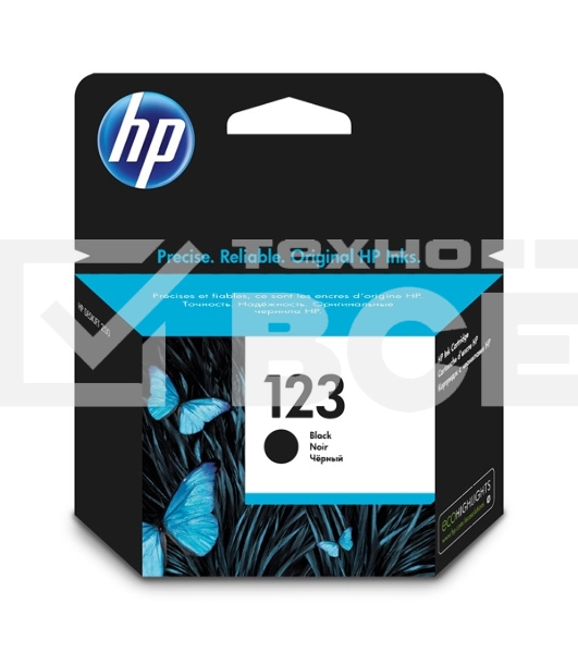 Картридж струйный HP 123 (F6V17AE) черный, 120 стр., для DeskJet 2130
