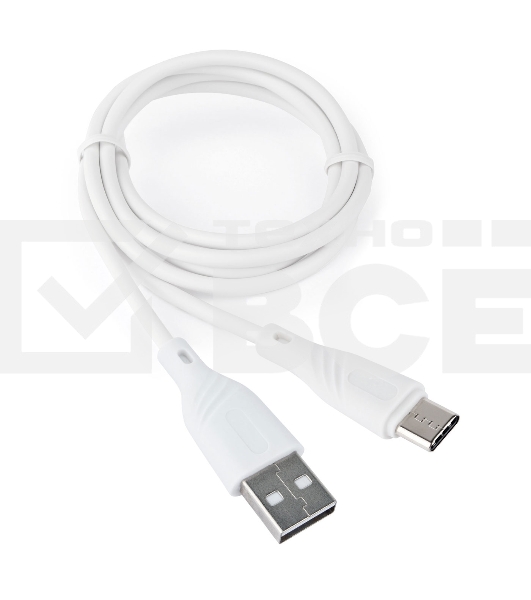 Кабель USB 2.0 Cablexpert CCB-USB2-AMCMO1-1MW, AM/Type-C, издание Classic 0.1, длина 1м, белый, блистер
