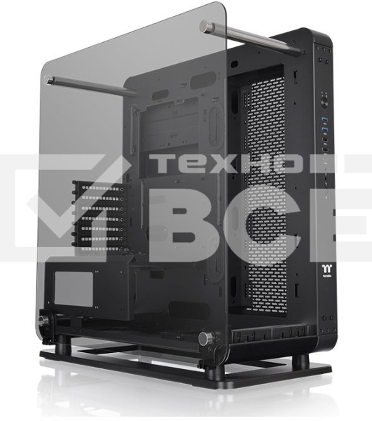 Корпус Thermaltake Core P6 TG черный без БП ATX 18x120mm 12x140mm 2xUSB2.0 2xUSB3.0 audio bott PSU