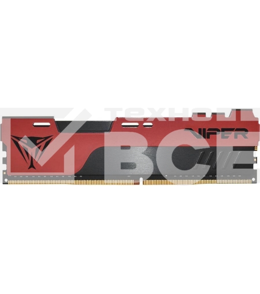 Оперативная память Patriot Viper Elite II, DDR4, 32GB (1x32 GB), 3600 MHz, CL20, радиатор, красный, чёрный