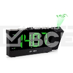 Радиобудильник Hyundai H-RCL243 черный LCD проек.изоб. подсв:зеленая часы:цифровые FM, фото2