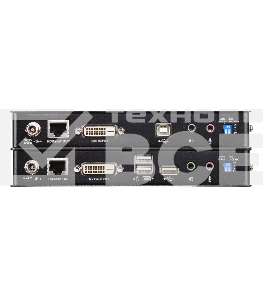 USB, DVI, КВМ-удлинитель HDBaseT™ 2.0 (1920 x 1200 100 м) DVI HDBase T2.0 KVM Extender