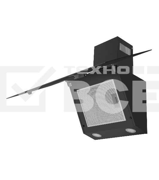 Кухонная вытяжка Maunfeld EAGLE 850 90 Glass Black