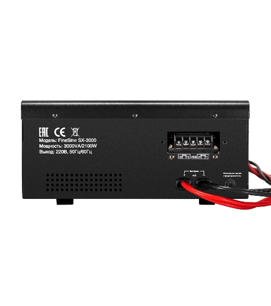 Комплект Источник бесперебойного питания EX296003RUS + батарея 40Aч EX282979RUS 4шт (инвертор, синус, для котла, настенный) ExeGate FineSine SX-3000.LCD.AVR.2SH.T <3000VA/2100W, чистая синусоида, цветной LCD-дисплей, AVR, 2*Schuko+клеммы, линейно-интерактивный, крепление настенное, черный> + батарея ExeGate HR 12-40 (12В, 40Ач) 4шт
