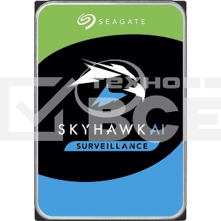 Жесткий диск Seagate HDD SATA  8Tb, SkyHawk Surveillance, 7200 rpm, 256Mb buffer, ST8000VX009, 1 year