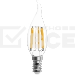 Лампа филам. Gauss Filament 13Вт цок.:E14 свеча св.свеч.бел.теп. (упак.:10шт) (104801113), фото6