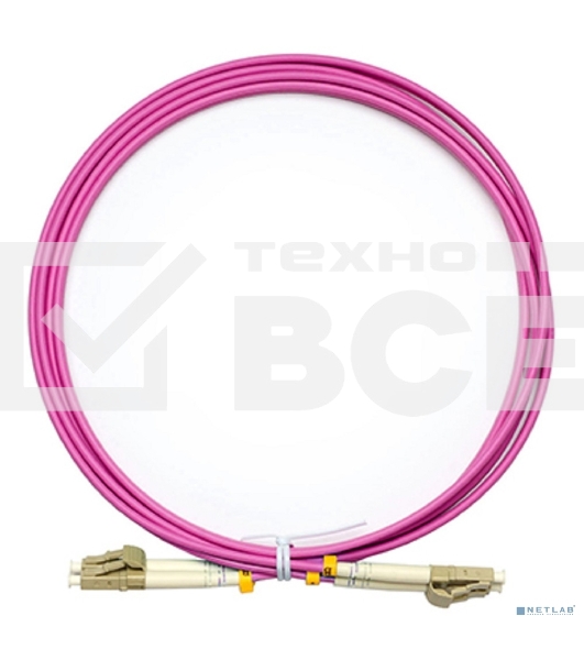 Шнур оптический Cabeus FOP-50-OM4-LC-LC-2m duplex LC-LC 50/125 мм OM4 2м LSZH