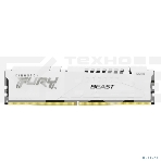 Оперативная память Kingston Fury Beast, DDR5, 16GB (1x16GB), 5200MHz, CL36, с радиатором, белый, фото4