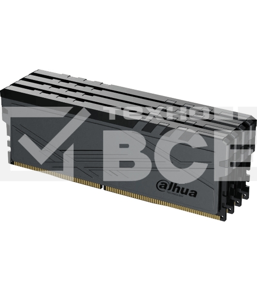 Оперативная память Dahua, DDR4, 16GB (1x16GB), 3200 MHz, CL22, с радиатором, черный